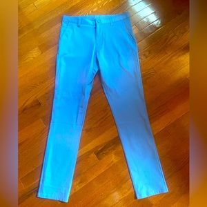 Men’s Rhone commuter pants 32” waist x 33” inseam. Light blue, Carolina color